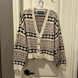 American Eagle Crop Cardigan